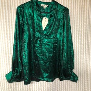 Vine & Love Green Blouse